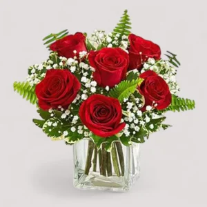 Scarlet Bliss Vase