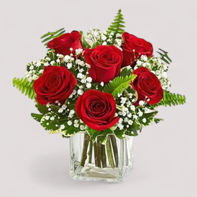 Scarlet Bliss Vase