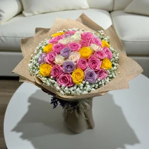 Awesome Mixed Roses Bouquet