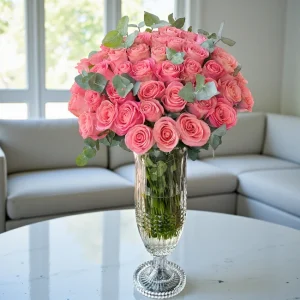 Rosy Glow Vase