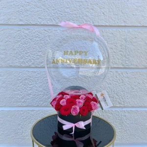 Luxe Balloon Rose Box