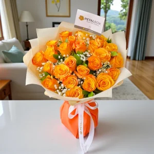 Orange Rose Bouquet