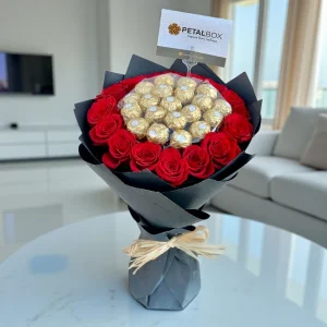 Red Rose Chocolate Bliss Bouquet