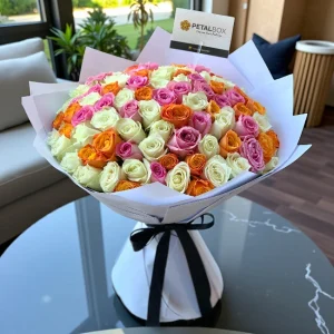 Beautiful Mixed Rose Bouquet