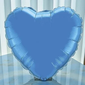 Blue Heart Foil Balloon