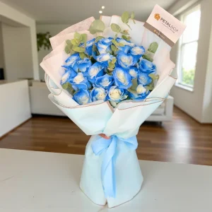 Blue Rose Bouquet