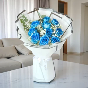 Blue Roses Bouquet