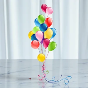 Colorful Balloon Bunch
