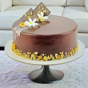Hazelnut Crunch Cake