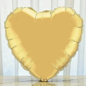 Heart Gold Foil Balloon