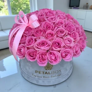 Pink Roses Box