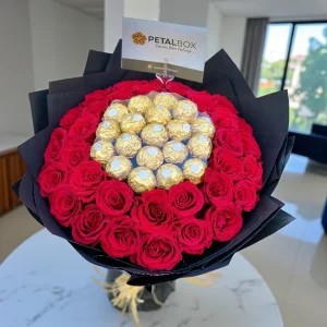 Red Roses Chocolate Bouquet