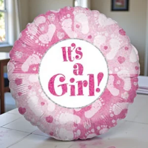 Its A Girl Footprints