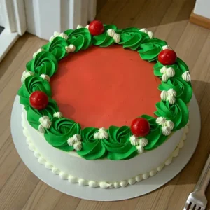 Mistletoe Christmas Cake
