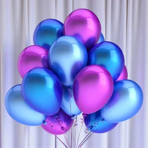 Pink and Purple Balloon Bunch