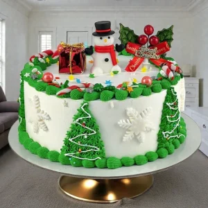Snow Man Cake