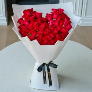 Luxury Red Rose Heart